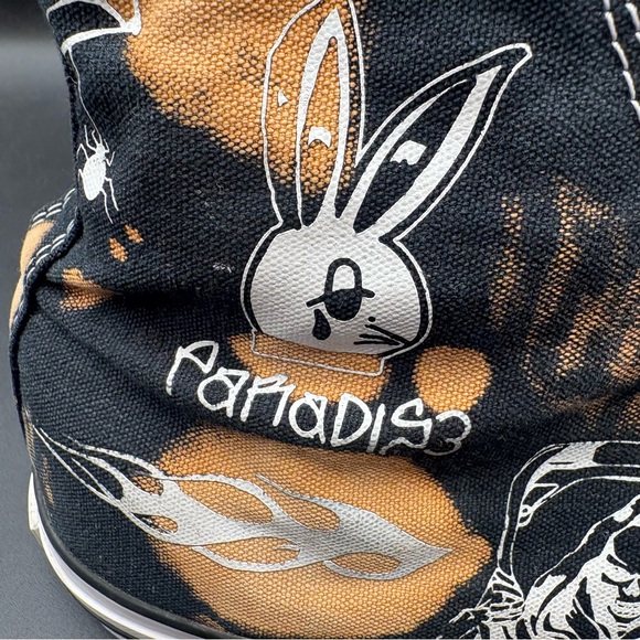 Converse Limited Edition Paradise Black High Tops, Men’s 11, Women’s 13 - Picture 3 of 13